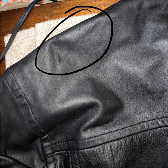Madewell Leather Bomber Jacket - Picture 4 of 7